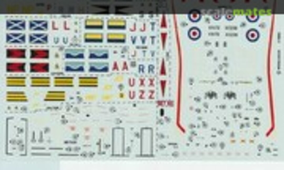 1:72 Royal Air Force Meteor NF.11, 12, 13 &amp; 14: Nos 33, 87, 96, 125, 141, 151, 152, 219, 256 + 264 Sqns + 2 ANS: Hawk T.1, CFS/4FTS (Modeldecal 93)