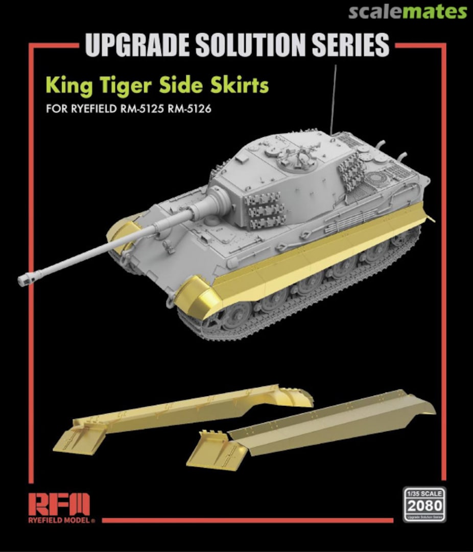 Boxart King Tiger Side Skirts 2080 Rye Field Model