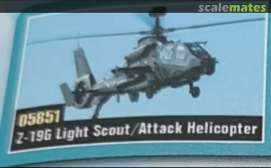 Boxart Z-19G Light Scout/Attack Helicopter 05851 Trumpeter