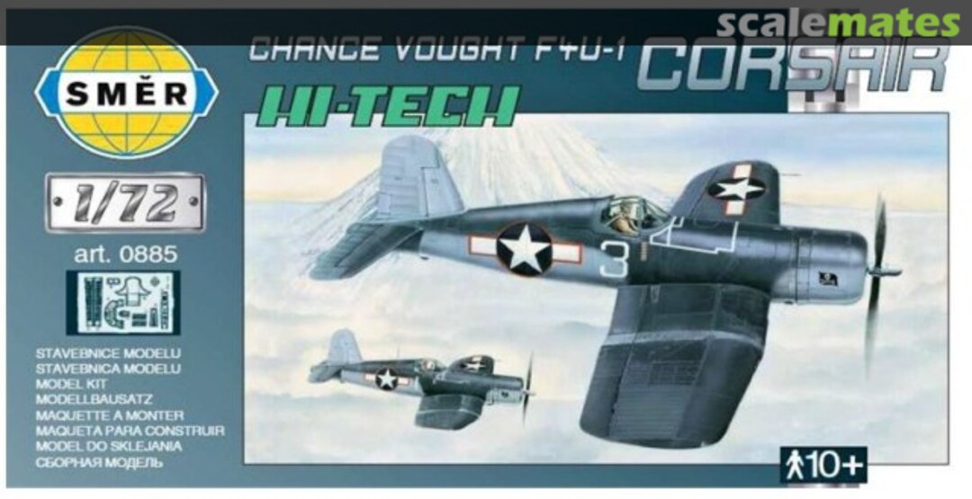 Boxart Chance Vought F4U-1 Corsair 0885 Směr