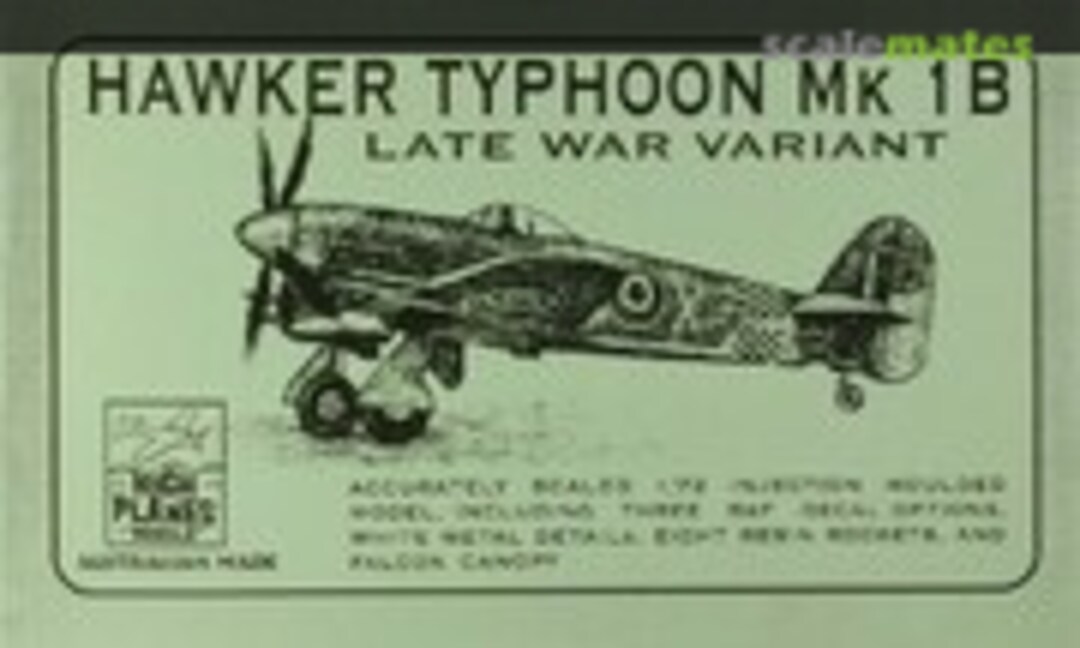 1:72 Hawker Typhoon Mk 1B (High Planes Models 72034)