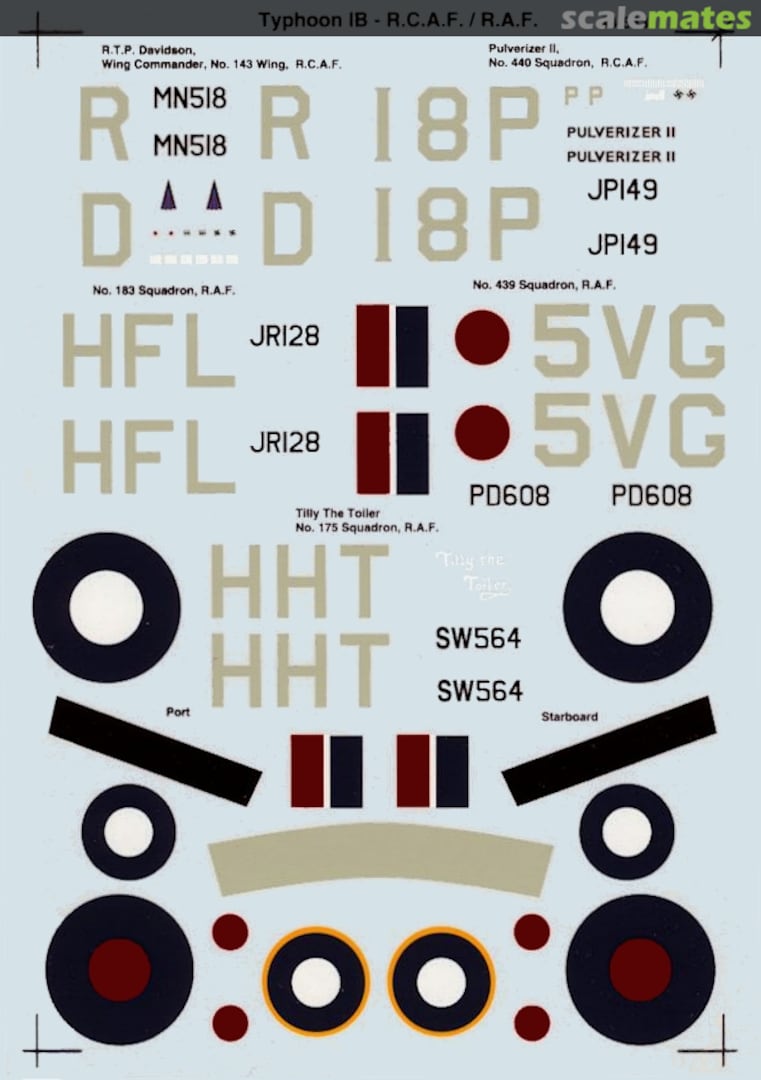 Boxart Typhoon IB R.C.A.F. / R.A.F. 48-543 SuperScale International