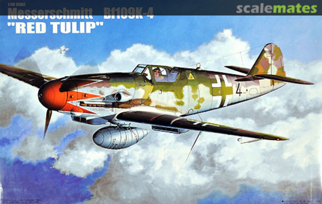 Boxart Messerschmitt Bf109K-4 "Red Tulip" 27033 Fujimi