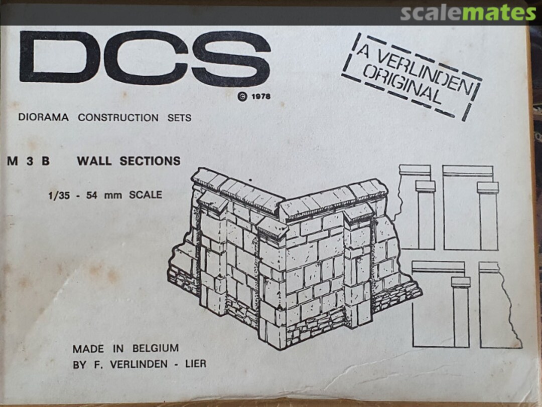 Boxart Wall sections M3B Verlinden Productions