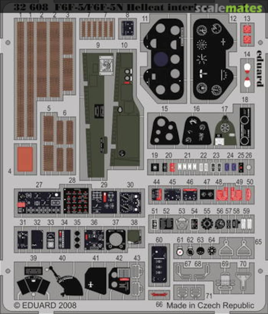 Boxart F6F-5/F6F-5N interior S.A. 32608 Eduard