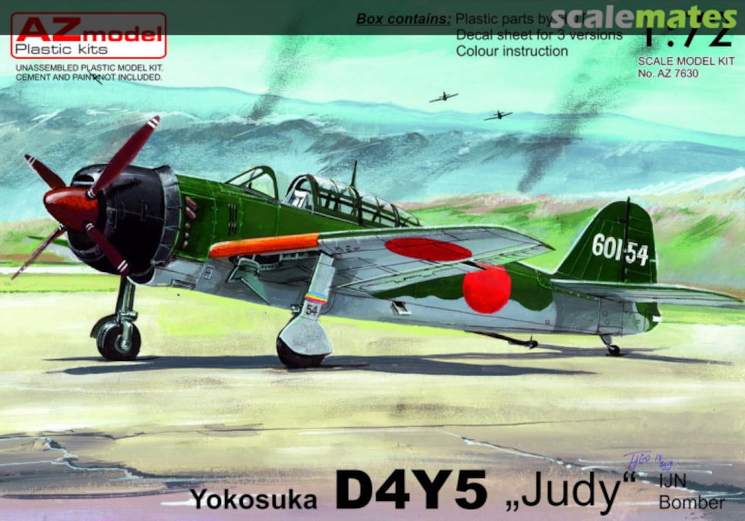 Boxart Yokosuka D4Y5 Judy 'IJN Bomber' AZ7630 AZmodel