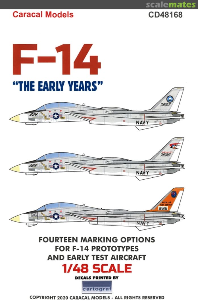 Boxart F-14 Tomcat CD48168 Caracal Models