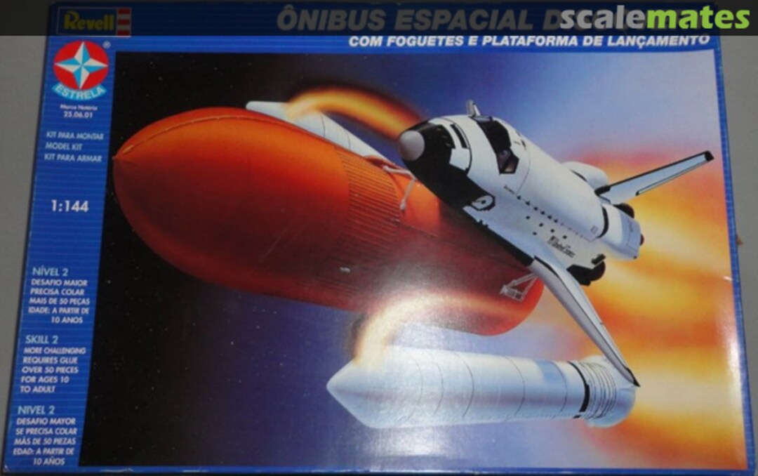 Boxart Onibus Espacial Discovery 25.06.01 Revell/Estrela