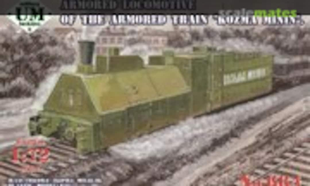 1:72 Armoured locomotive of the armored train &quot;Kozma Minin&quot; (UM Military Technics 684)