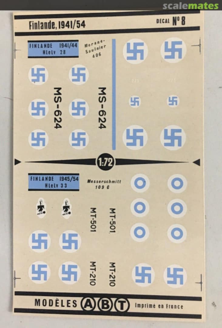 Boxart Finlande 41/54 8 ABT Decals