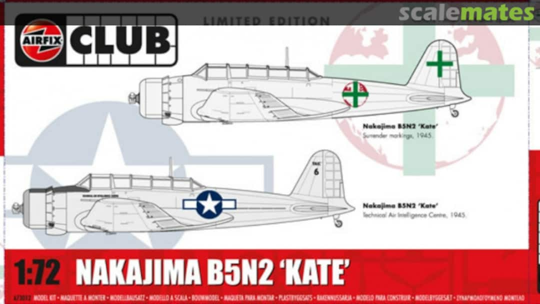 Boxart Nakajima B5N2 'Kate' A73012 Airfix