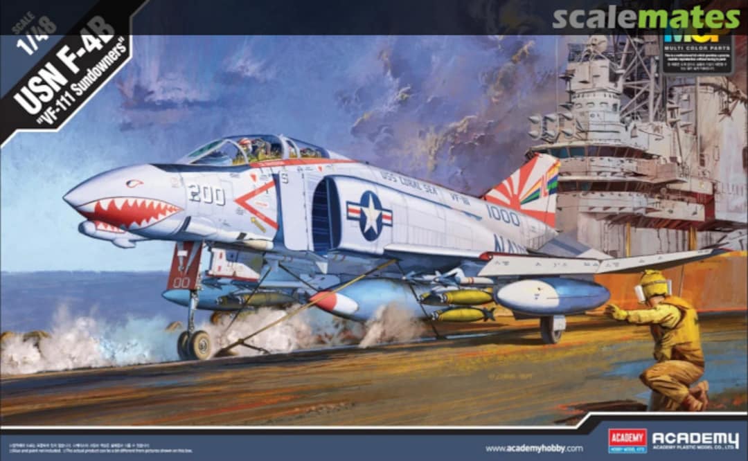 Boxart USN F-4B "VF-111 Sundowners" 12232 Academy