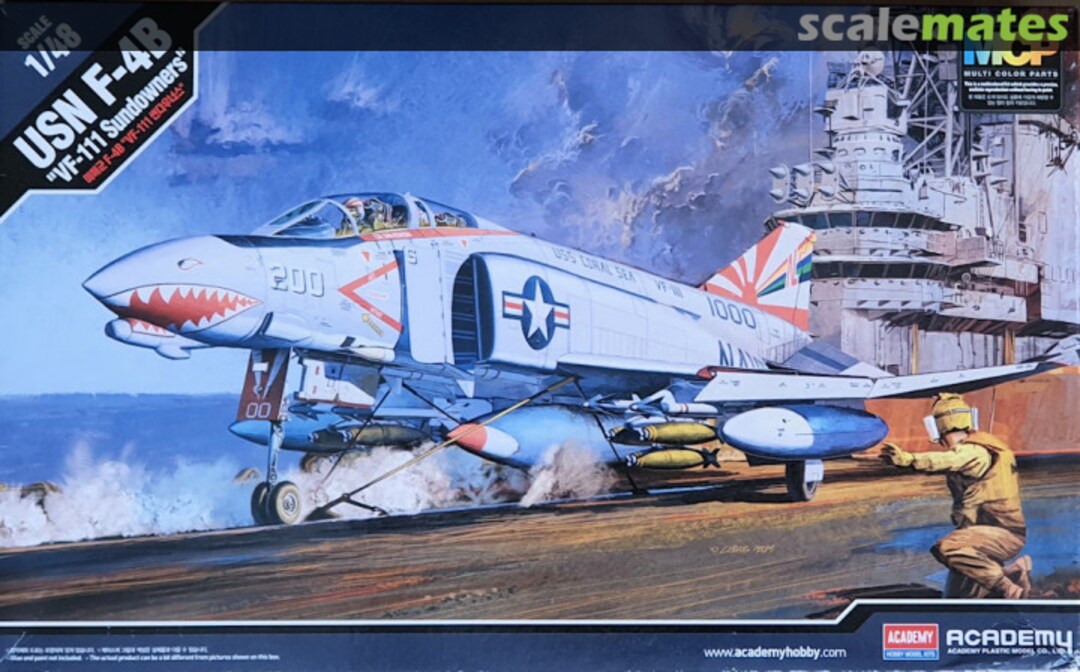 Boxart USN F-4B "VF-111 Sundowners" 12232 Academy