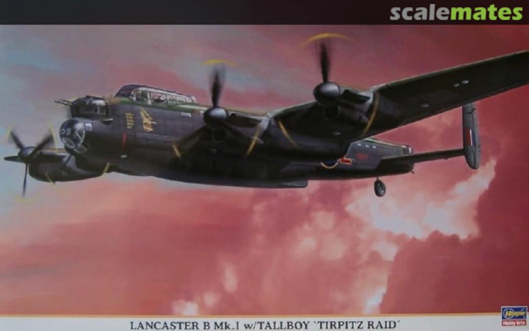 Boxart Lancaster B Mk.I w/Tallboy `Tirpitz Raid´ 00832 Hasegawa