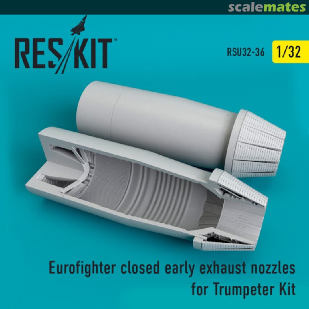 Boxart Eurofighter Typhoon - exhaust nozzles (closed, early type) RSU32-0036 ResKit