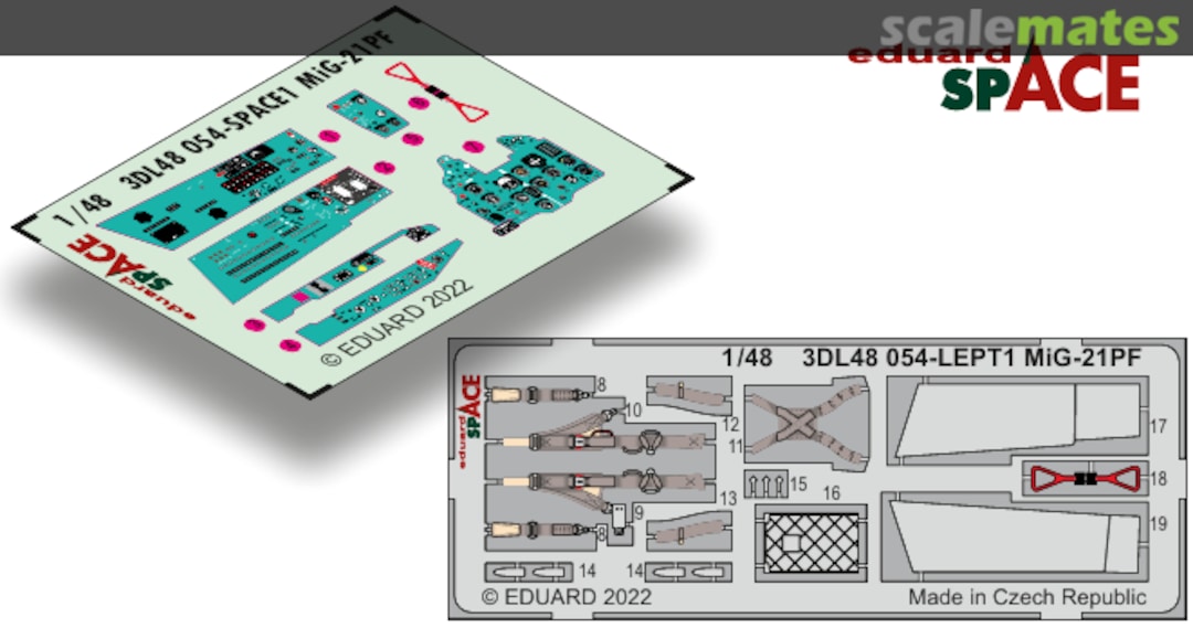 Boxart MiG-21PF 3DL48054 Eduard