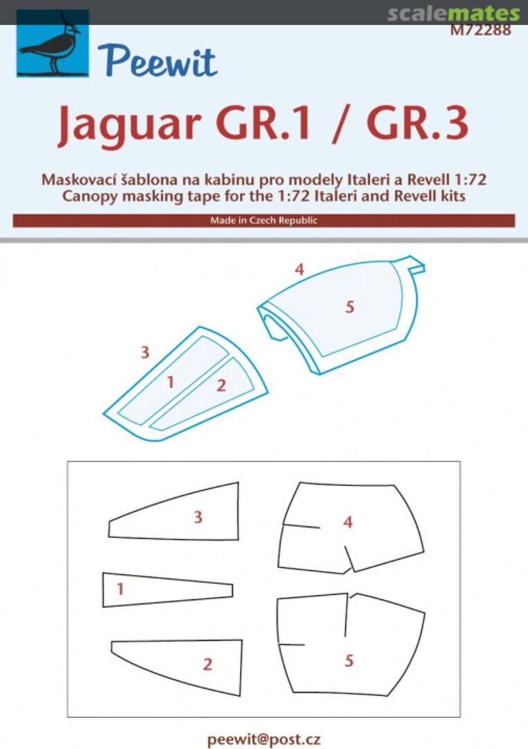 Boxart Sepecat Jaguar GR.1/GR.3 M72288 Peewit