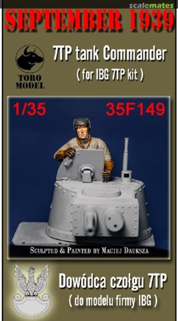 Boxart September 1939 - 7TP tank Commander 35F149 ToRo Model