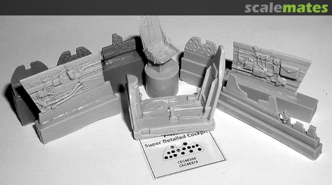 Boxart P-40F/L Super Detailed Cockpit CEC48367 Cutting Edge Modelworks