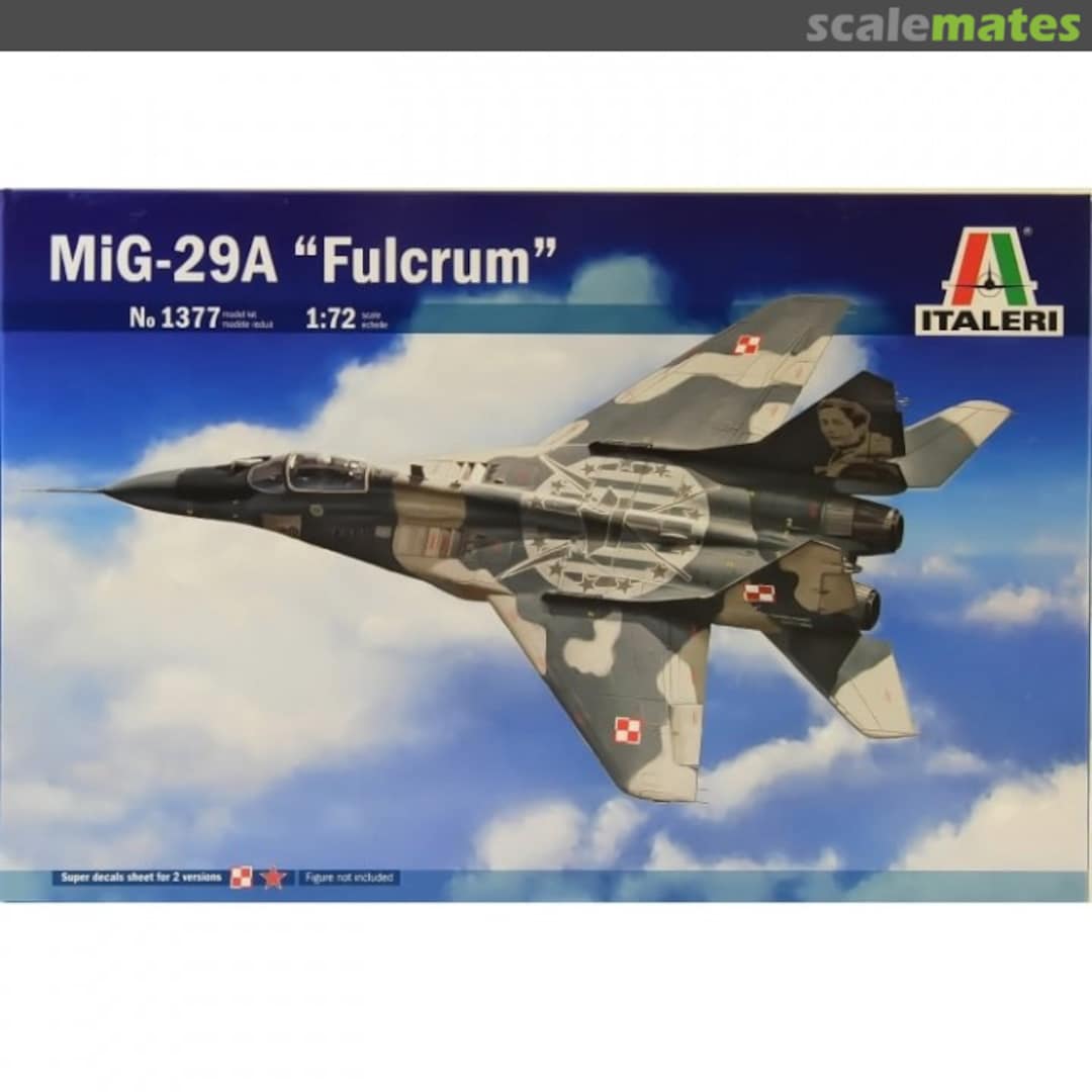 Boxart MiG-29A "Fulcrum" 1377 Italeri