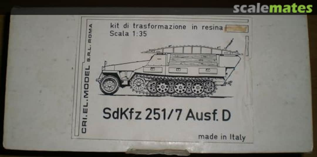 Boxart Sd.Kfz. 251/7 AUSF D Unknown CRIEL.MODEL