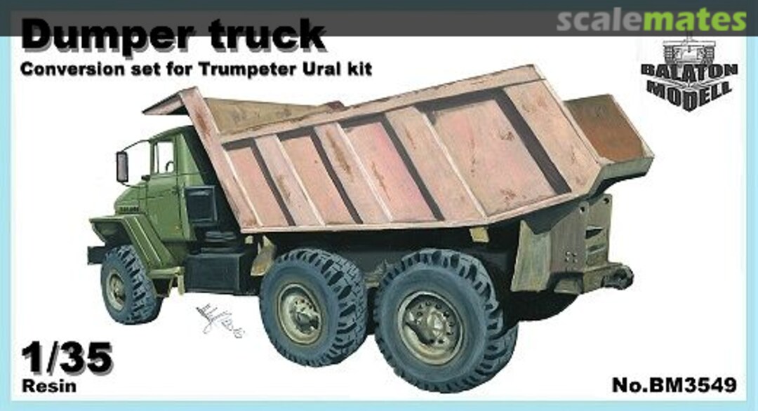 Boxart Muldenkipper Ural 4320 Umbausatz BM3549 Balaton Modell