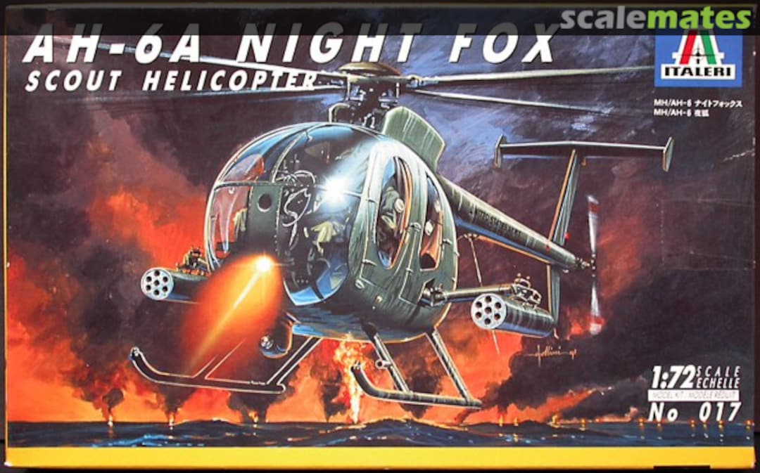 Boxart AH-6A Night Fox 017 Italeri