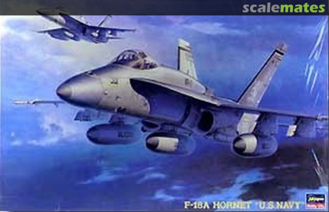 Boxart F-18A Hornet "U.S. Navy" 07024 Hasegawa