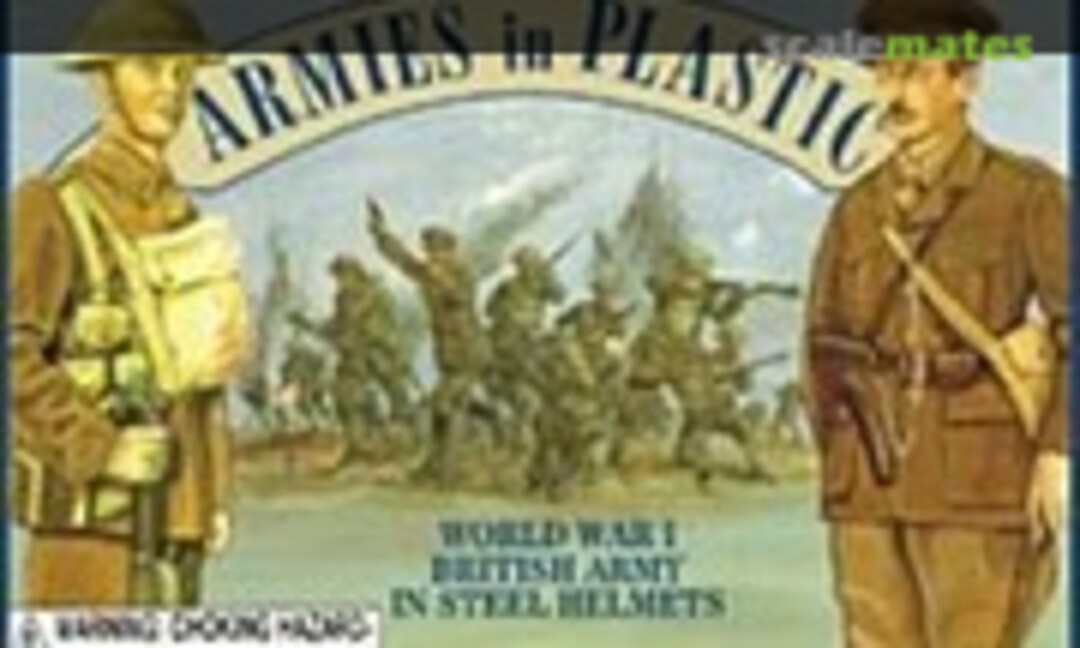 1:32 World War I British Army in Steel Helmets (Armies in Plastic 5406)