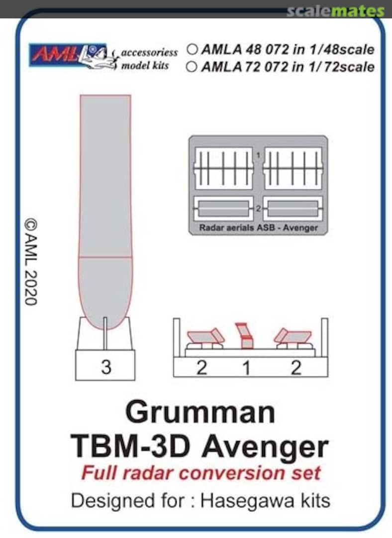 Boxart Grumman TBM-3D Avenger AMLA 72 072 AML