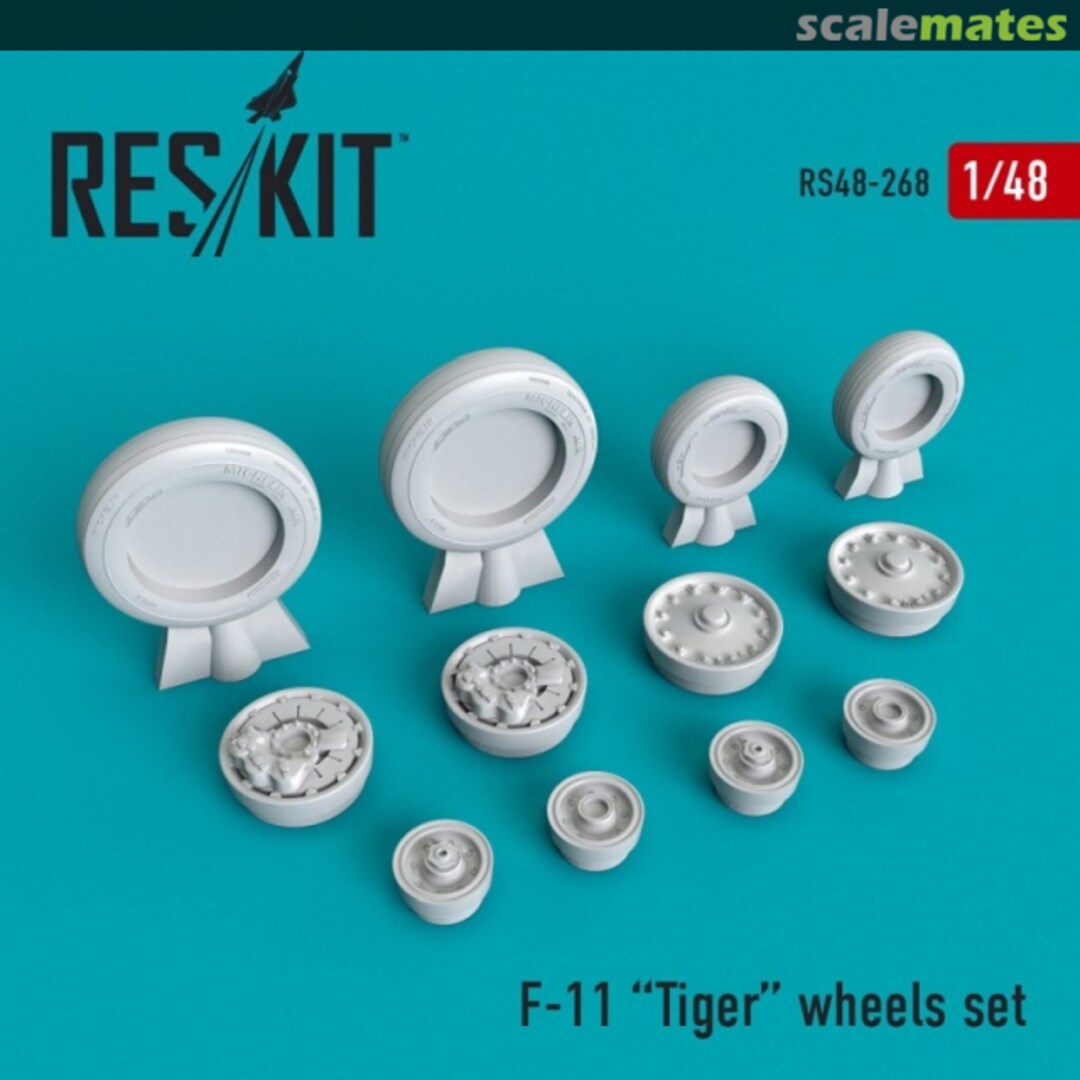 Boxart F-11 Tiger wheels set RS48-0268 ResKit