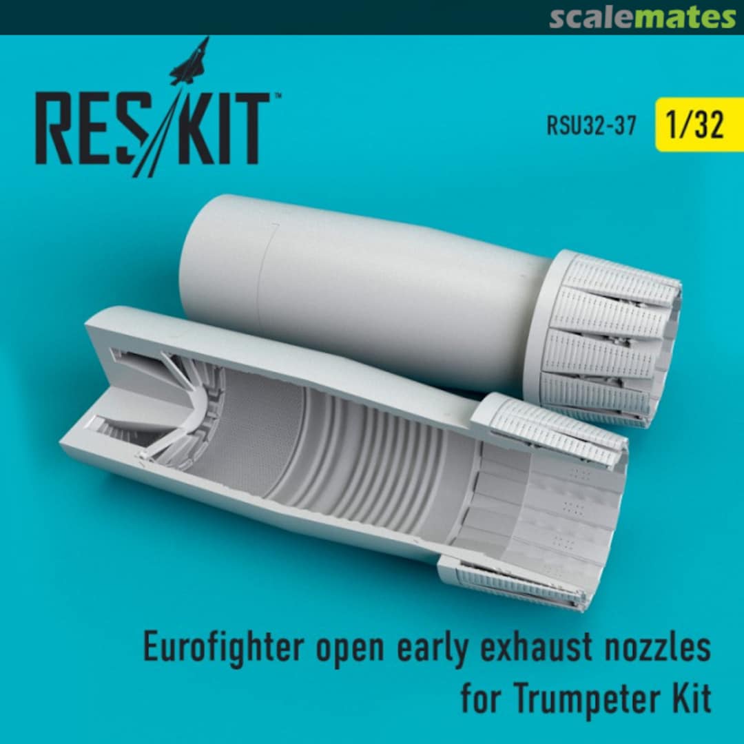 Boxart Eurofighter Typhoon - exhaust nozzles (open, early type) RSU32-0037 ResKit