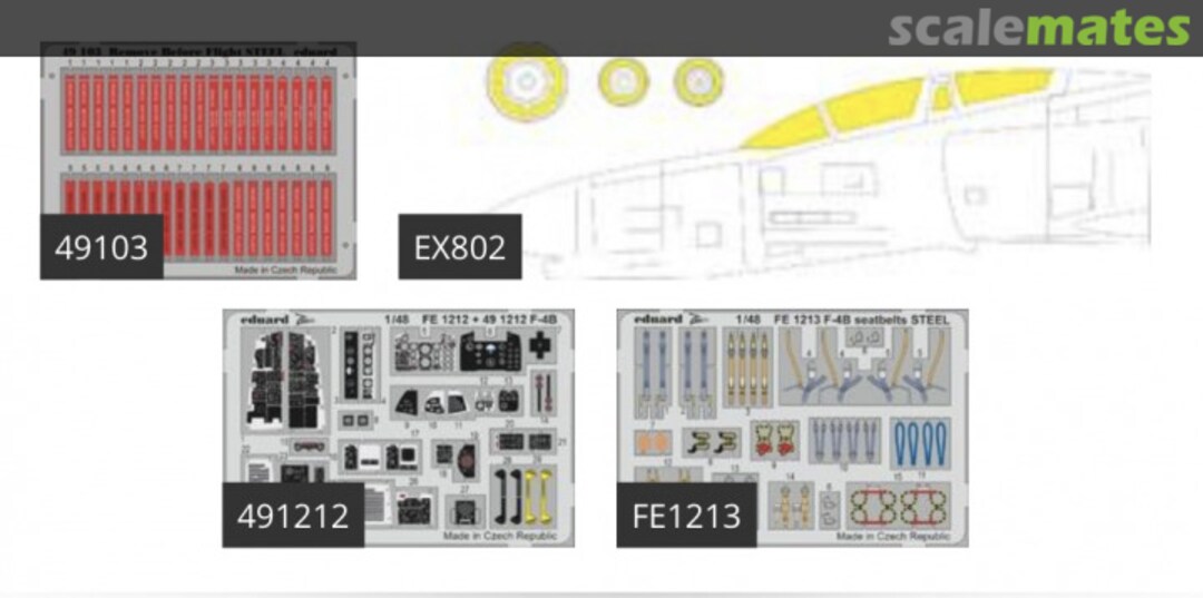 Contents F-4B Phantom II BIG49306 Eduard