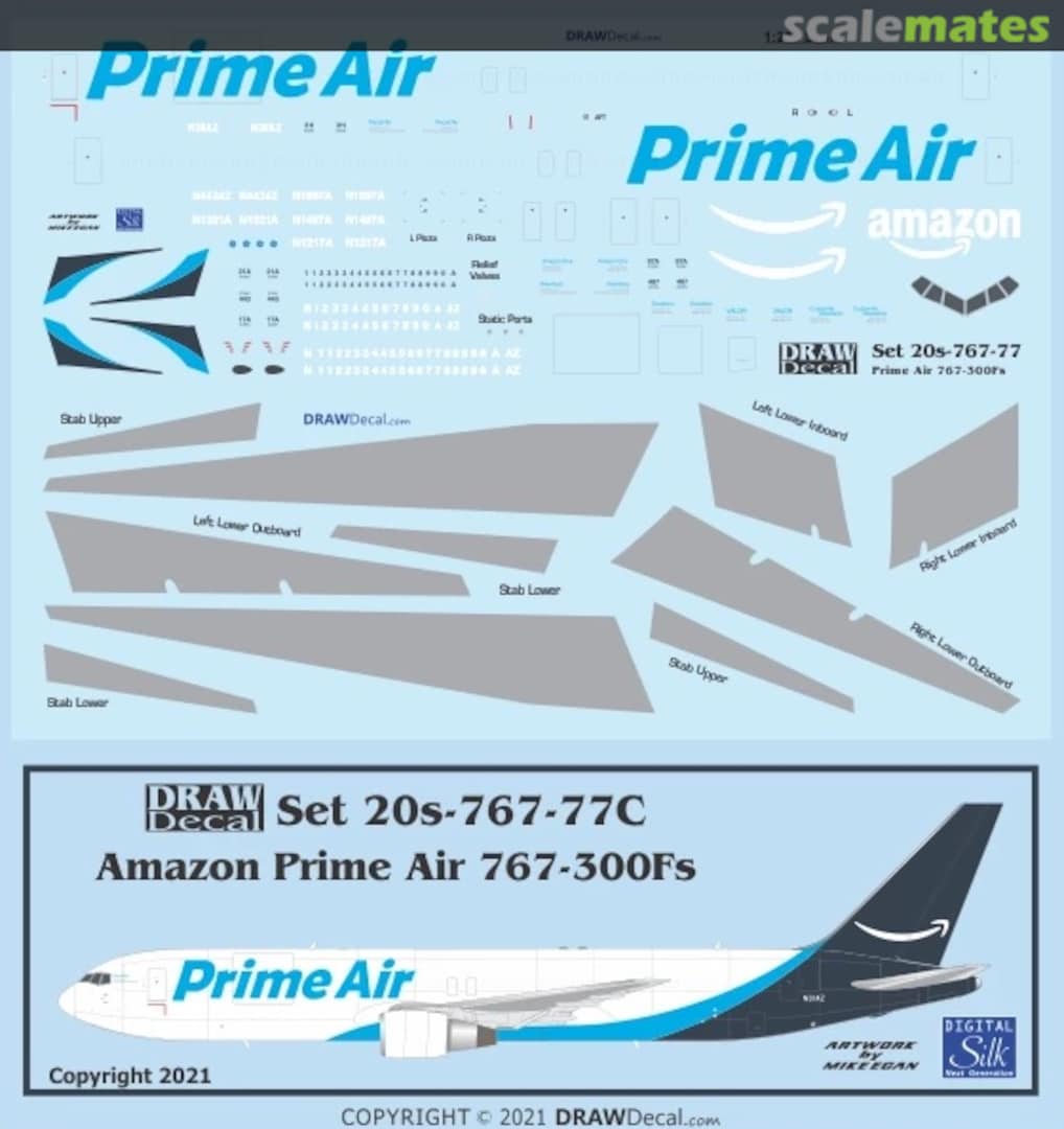 Boxart Amazon Prime Air 767-300Fs 20-767-77C Draw Decal