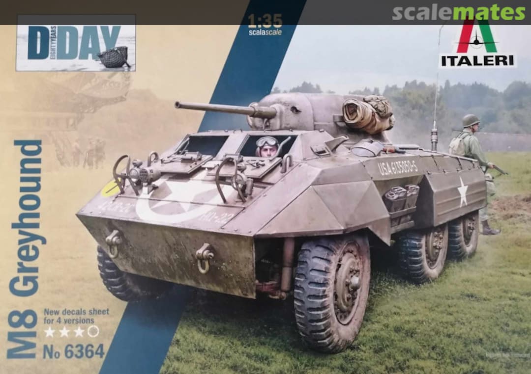 Boxart M8 Greyhound 6364 Italeri