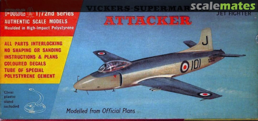 Boxart Vickers-Supermarine Attacker 330P FROG