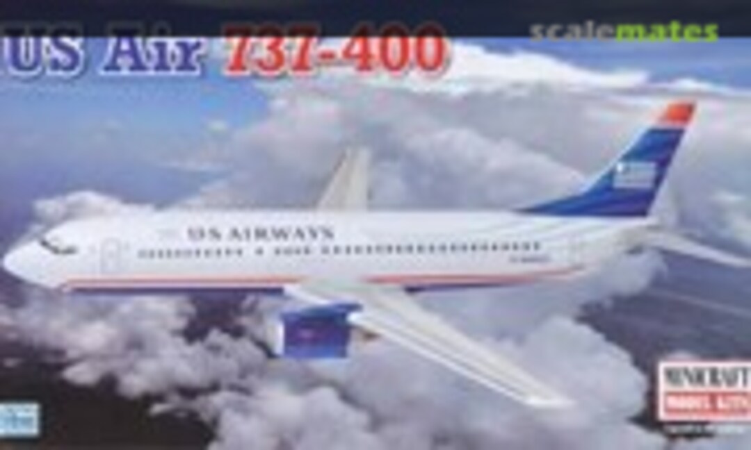 1:144 US Air 737-400 (Minicraft Model Kits 14640)