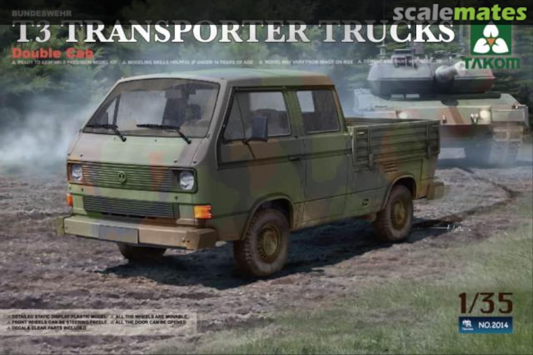 Boxart T3 Transporter Trucks 2014 Takom