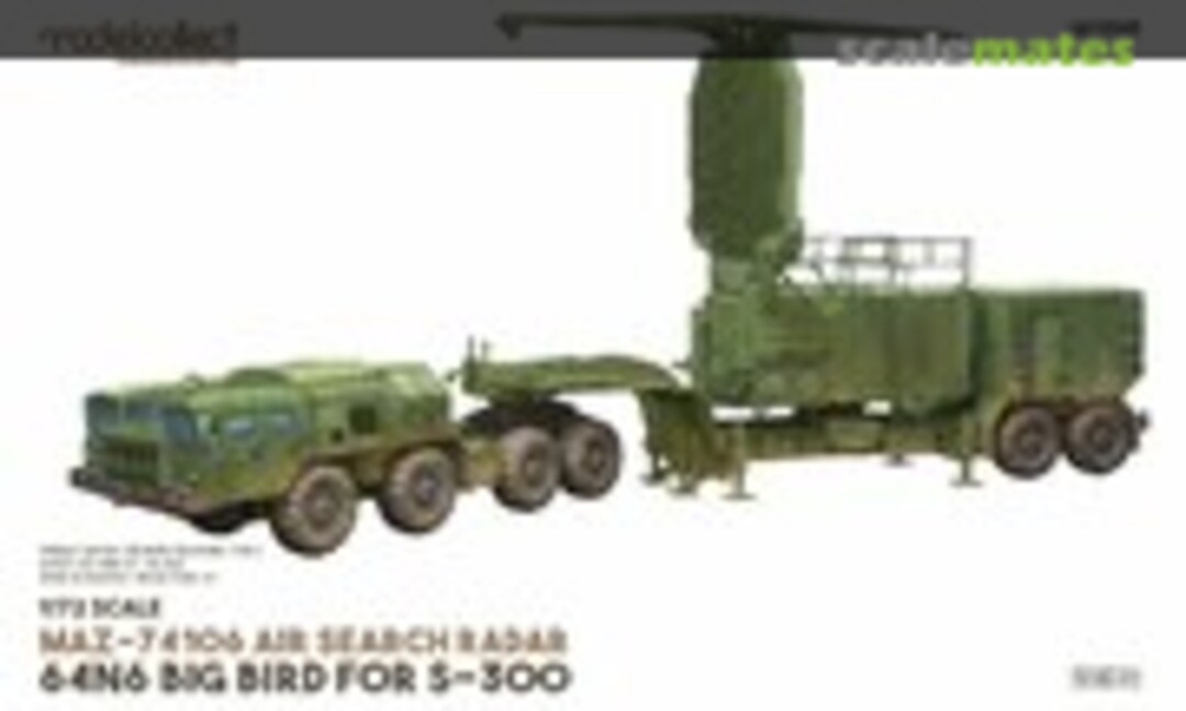 1:72 MAZ-74106 Air Search Radar 64N6 Big Bird for S-300 (Modelcollect UA72049)