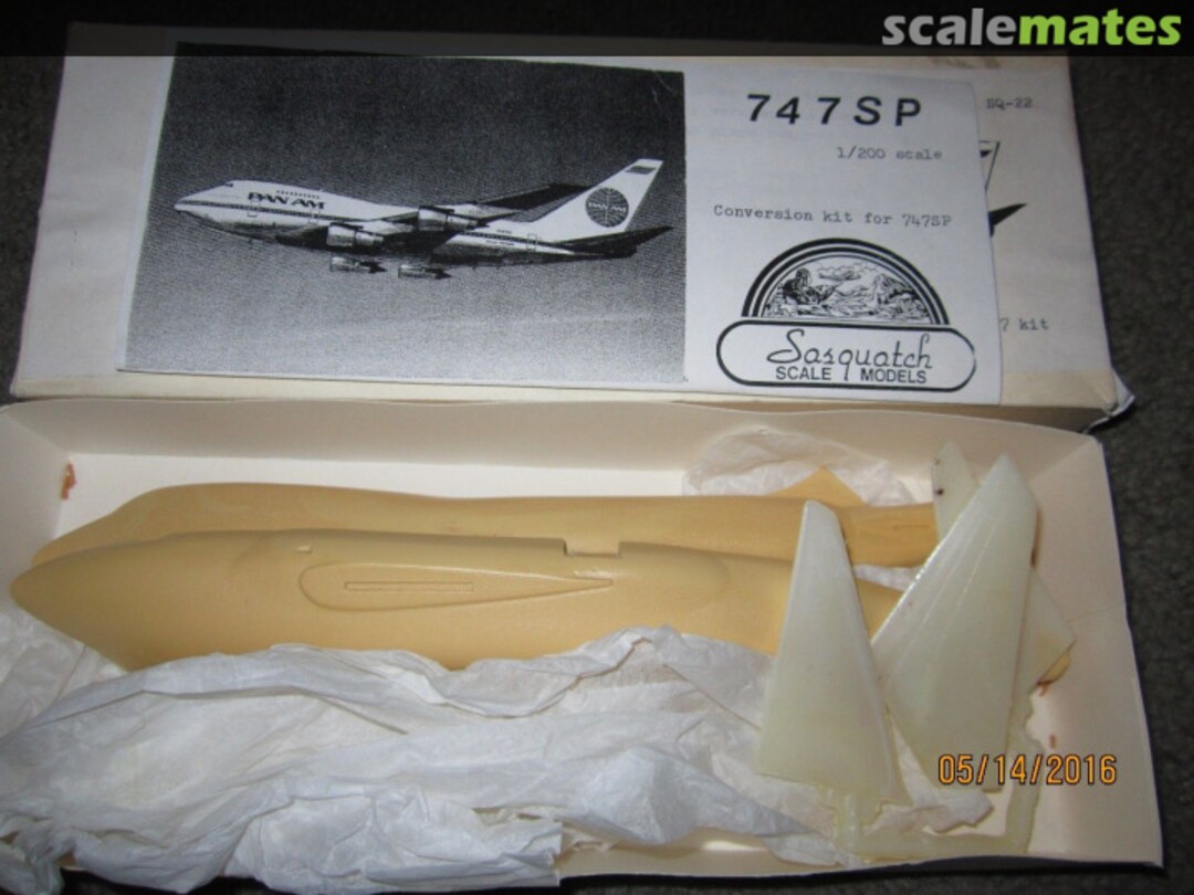 Boxart Boeing 747SP Resin Fuselage Conversion SQ-22 Sasquatch