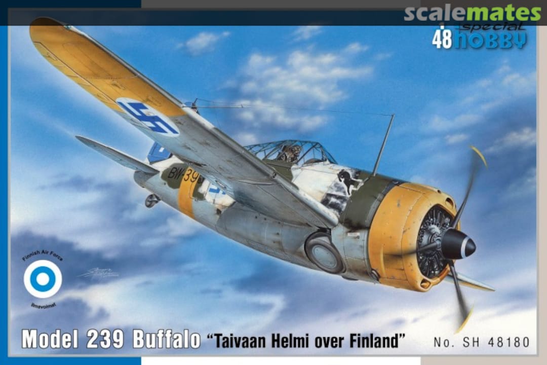 Boxart Model 239 Buffalo "Taivaan Helmi over Finland" SH48180 Special Hobby