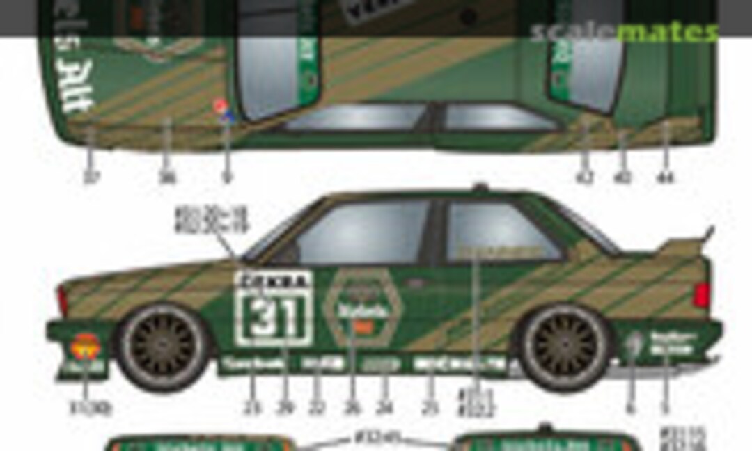 1:24 BMW M3 &quot;MM-Diebels&quot; Team #31/#32 DTM 1991 (Studio27 ST27-DC1179)