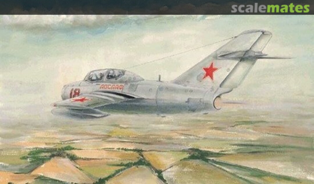 Boxart Mikoyan-Gurevich MiG-15UTI 'Midget' 02805 Trumpeter