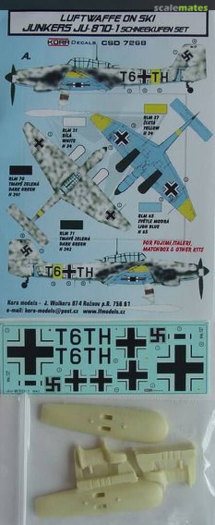 Boxart Junkers Ju-87D-1 CSD7268 Kora Models