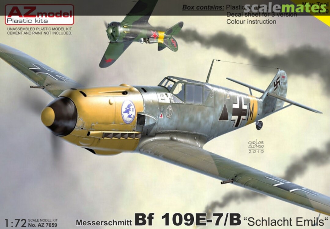 Boxart Messerschmitt Bf 109E-7/B AZ7659 AZmodel