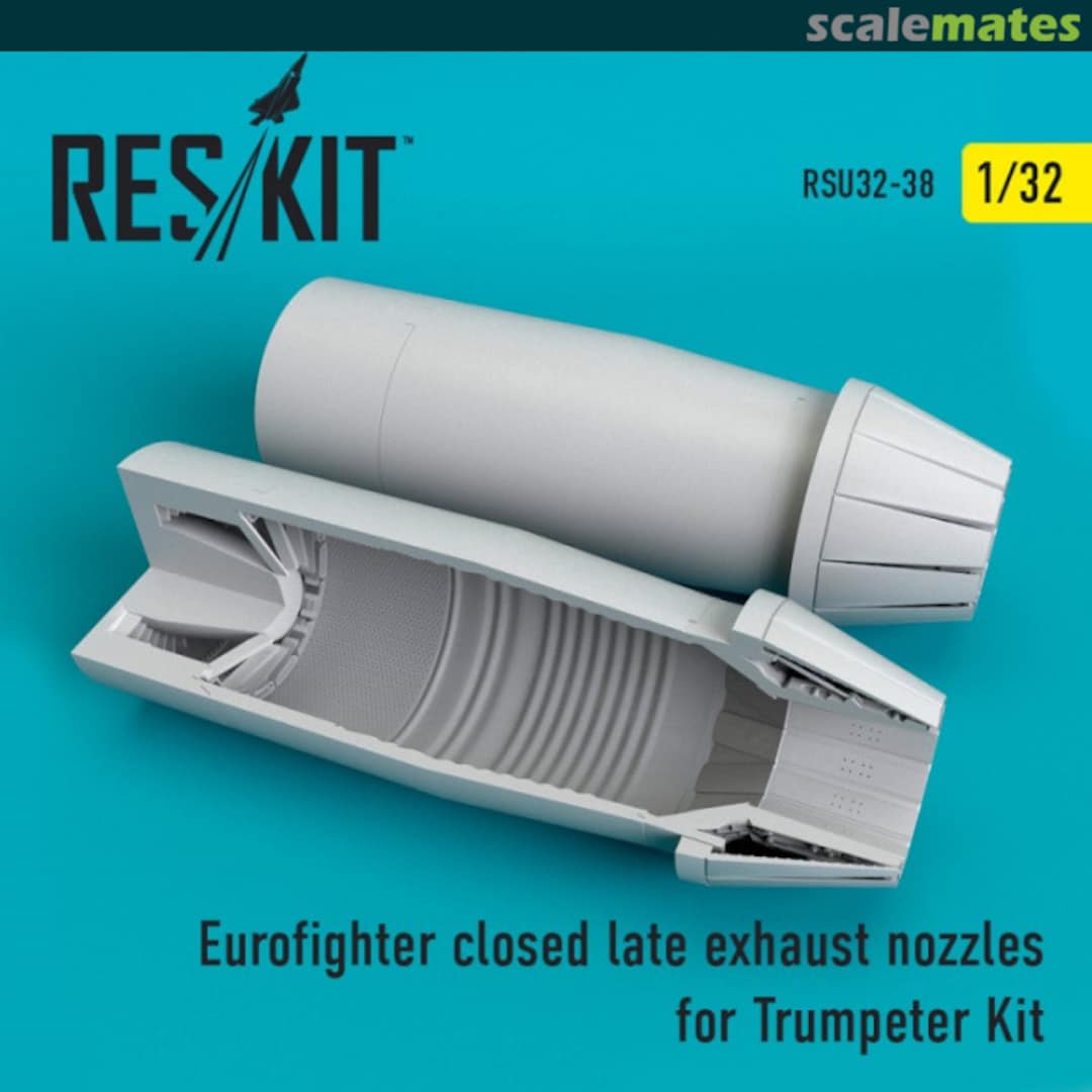 Boxart Eurofighter Typhoon - exhaust nozzles (closed, late type) RSU32-0038 ResKit