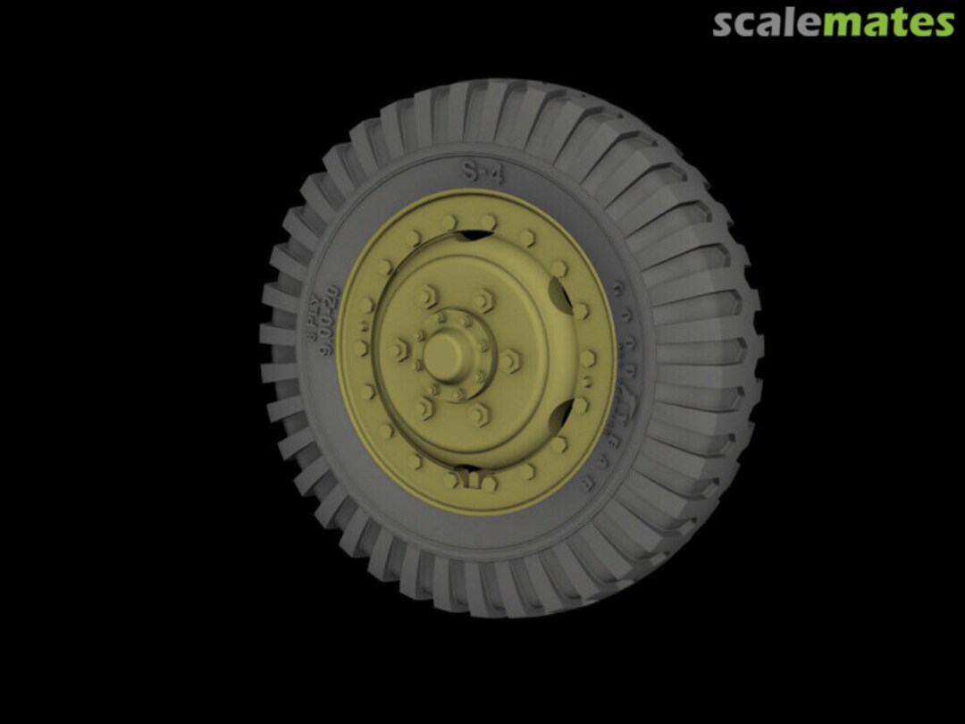 Boxart M8 Greyhound road wheels (Goodyear) RE35-669 Panzer Art