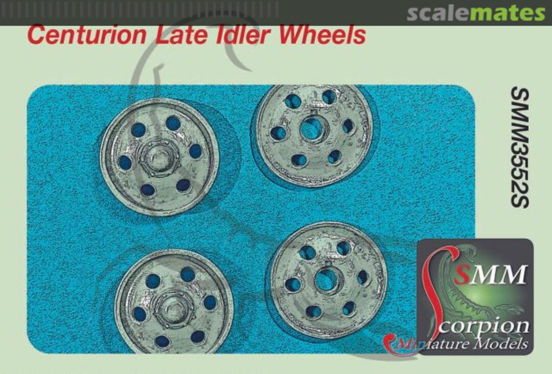 Boxart Centurion Late Idler Wheels SMM3552S Scorpion Miniature Models