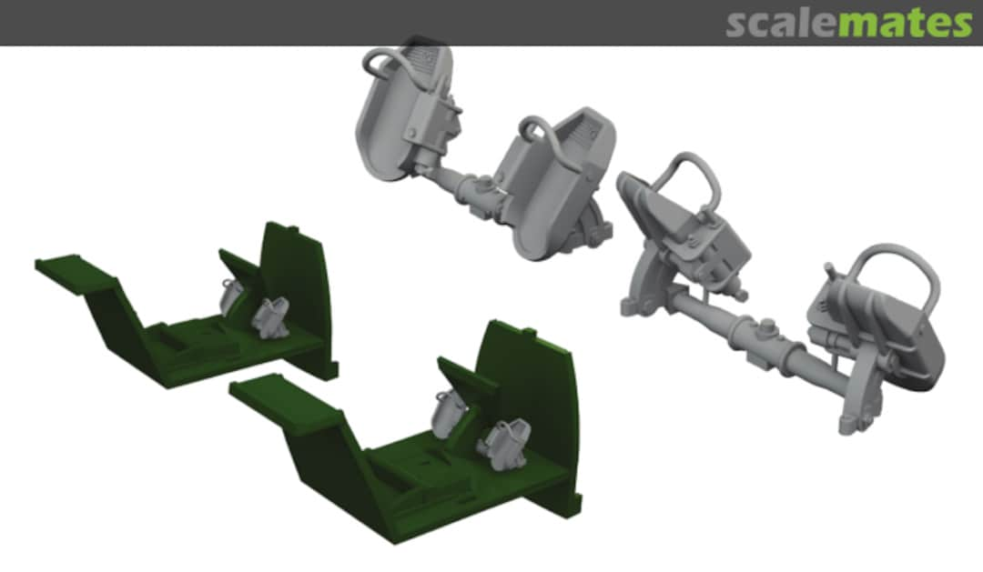 Boxart Bf 109E rudder pedals early 648873 Eduard