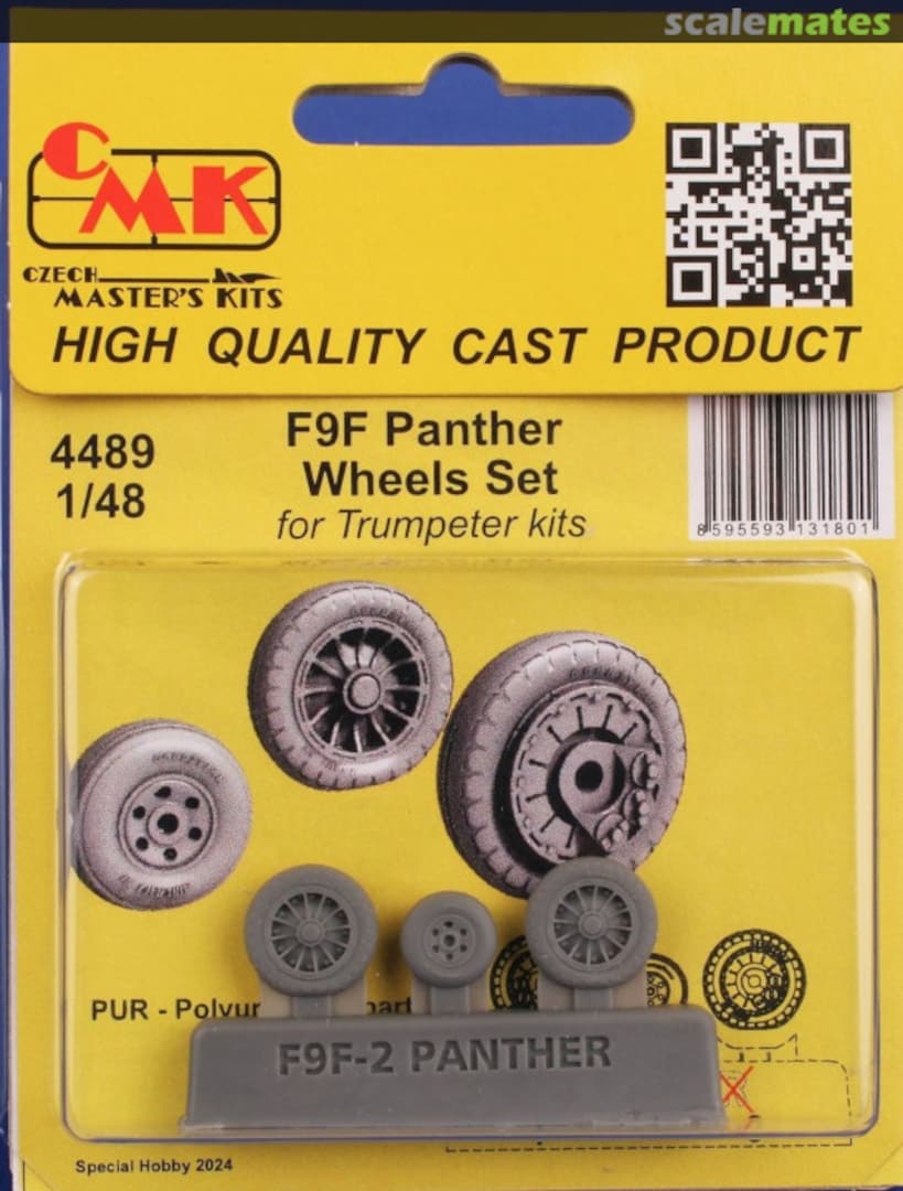 Boxart F9F Panther Wheels Set 4489 CMK